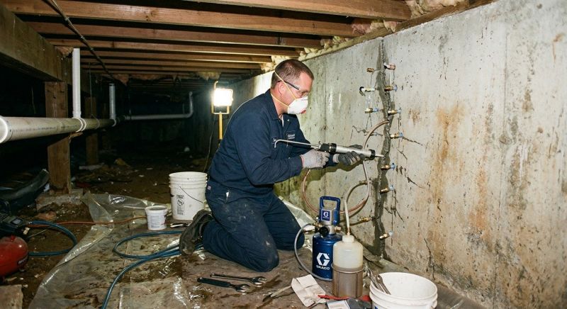 Basement Foundation Repair in Bumpass, VA