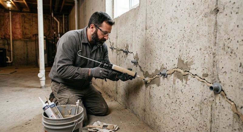 Basement Foundation Repair in Spotsylvania County, VA