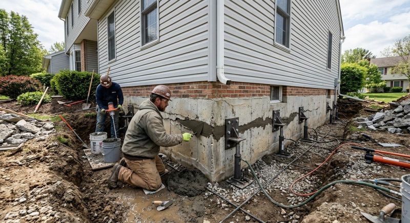 Basement Foundation Repair in Spotsylvania, VA