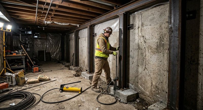 Basement Stabilization in Caroline County, VA