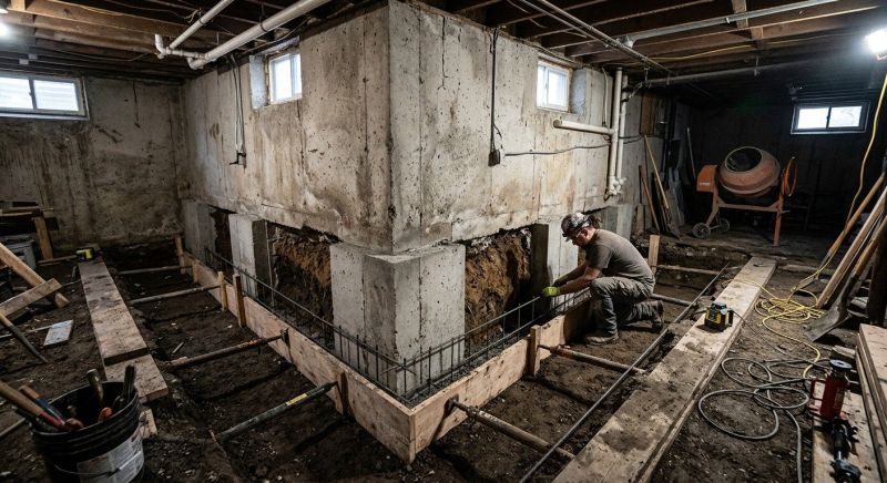 Basement Underpinning in Caroline County, VA