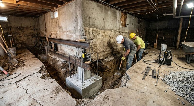 Basement Underpinning in Caroline County, VA