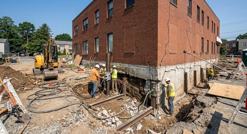 Building Foundation Repair in Bumpass, VA