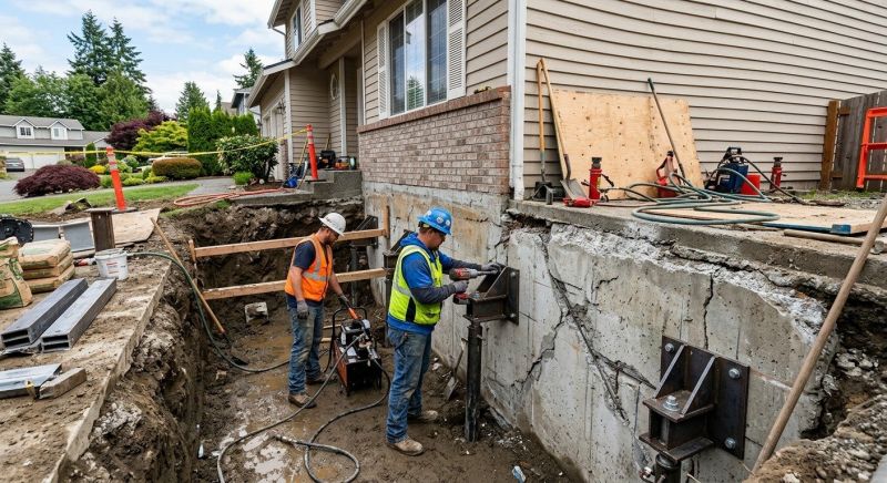 Building Foundation Repair in Bumpass, VA