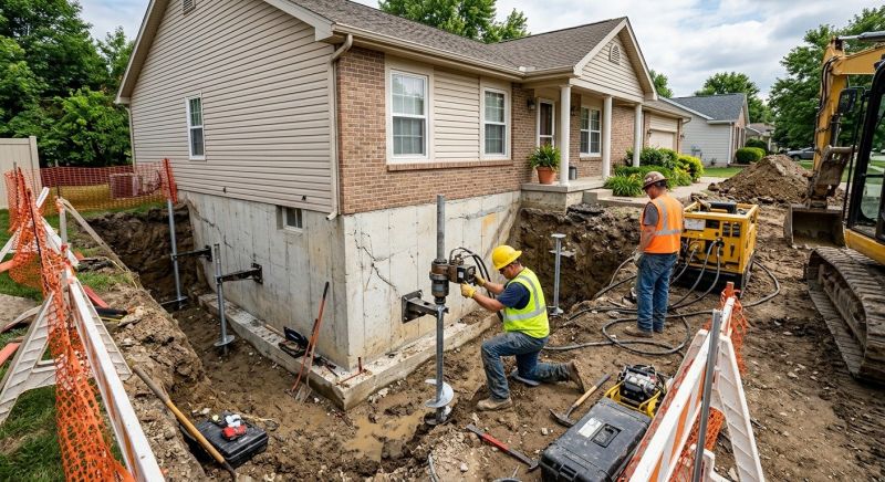 Building Foundation Repair in Spotsylvania County, VA