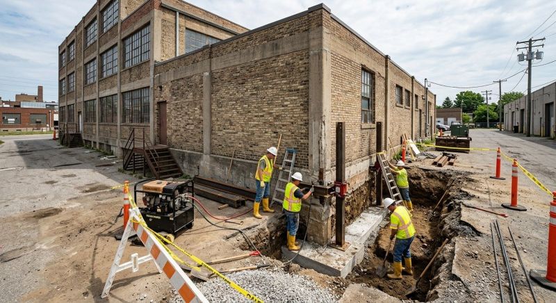 Building Foundation Repair in Spotsylvania, VA