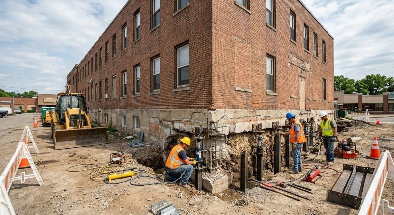 Commercial Foundation Repair in Caroline County, VA