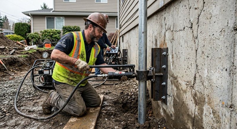 Concrete Foundation Leveling in Bowling Green, VA