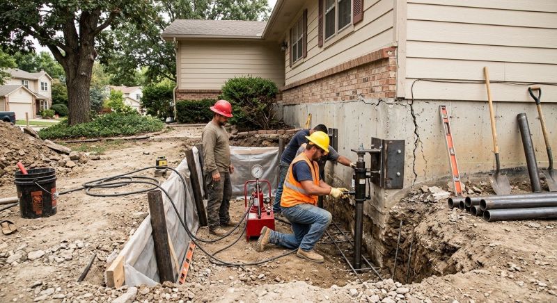 Concrete Foundation Repair in Fredericksburg, VA