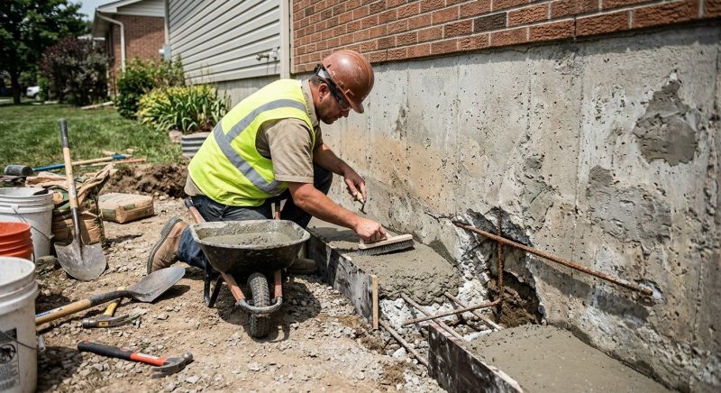 Concrete Foundation Repair in Spotsylvania County, VA