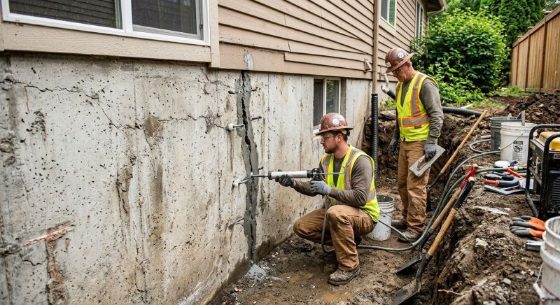 Cracked Foundation Repair in Bowling Green, VA