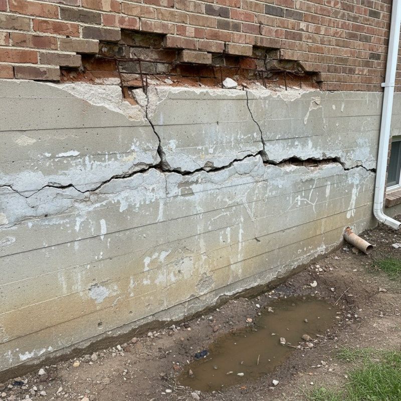 Cracked Foundation Repair in Bumpass, VA