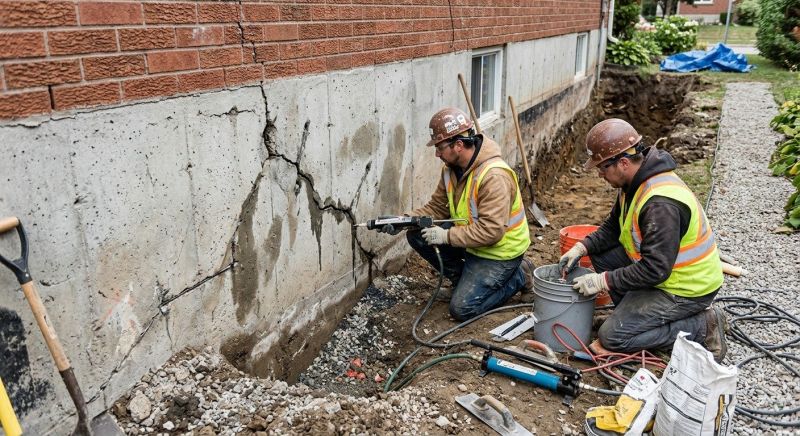 Cracked Foundation Repair in Ruther Glen, VA