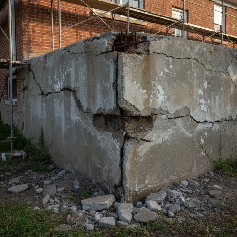 Cracked Foundation Repair in Spotsylvania, VA