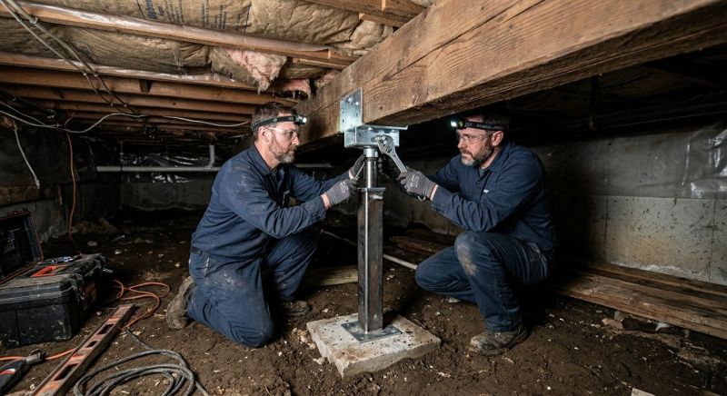 Crawl Space Leveling in Caroline County, VA