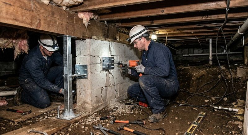 Crawlspace Foundation Repair in Spotsylvania, VA