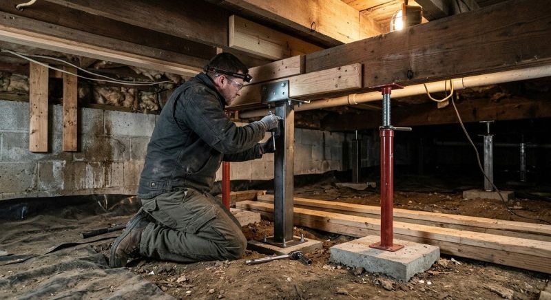 Crawlspace Structural Repair in Caroline County, VA