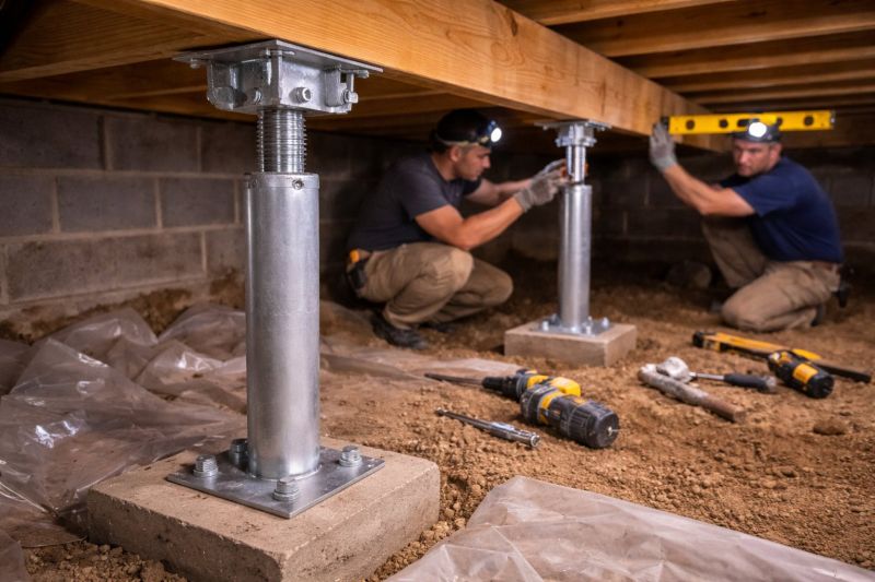Crawlspace Structural Repair in Caroline County, VA