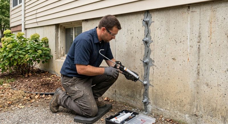 Foundation Crack Sealing in Caroline County, VA