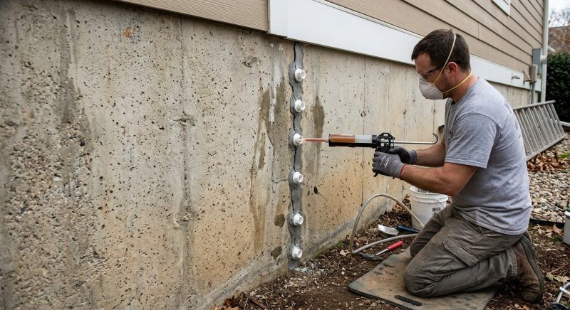 Foundation Crack Sealing in Caroline County, VA