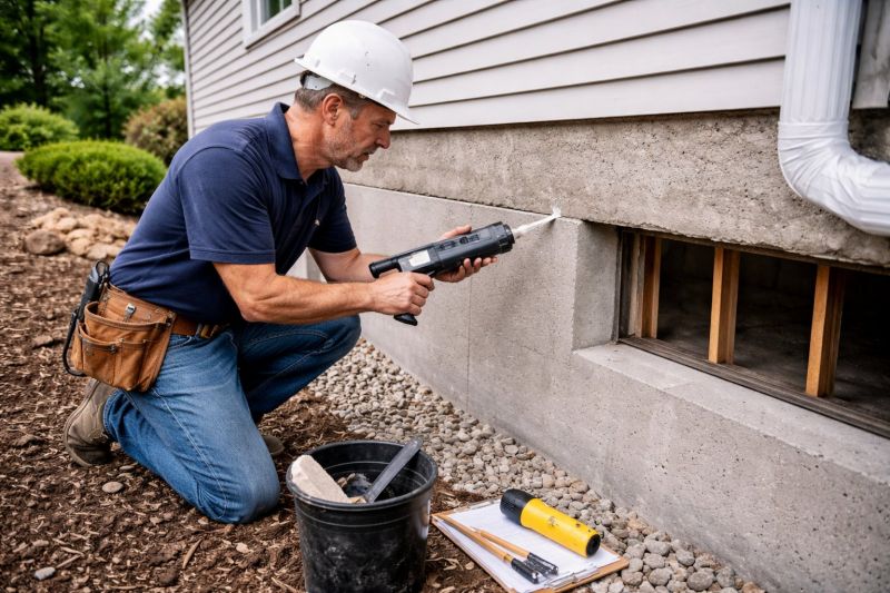 Foundation Crack Sealing in Caroline County, VA