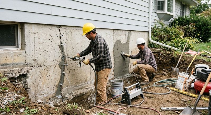 Foundation Cracks Repair in Caroline County, VA