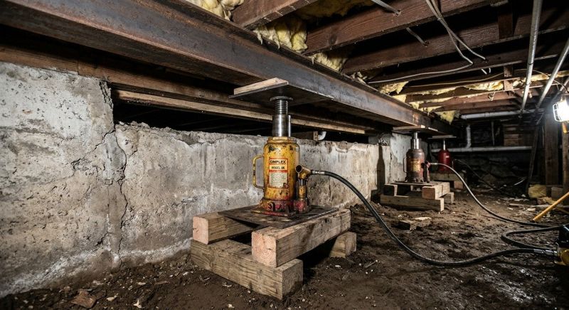 Foundation Jacking in Bowling Green, VA
