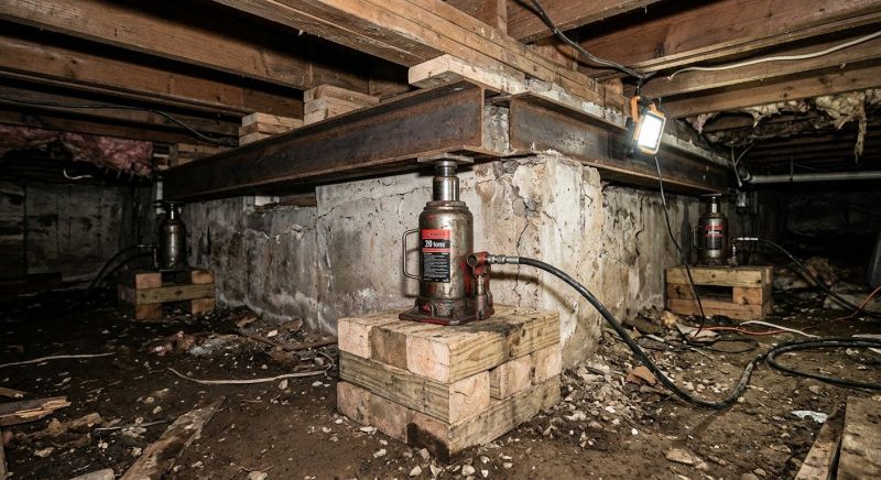 Foundation Jacking in Bowling Green, VA