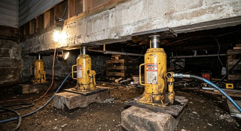 Foundation Jacking in Caroline County, VA