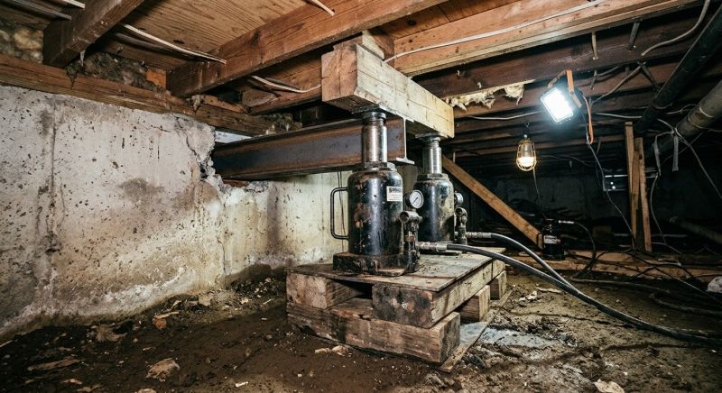 Foundation Jacking in Caroline County, VA