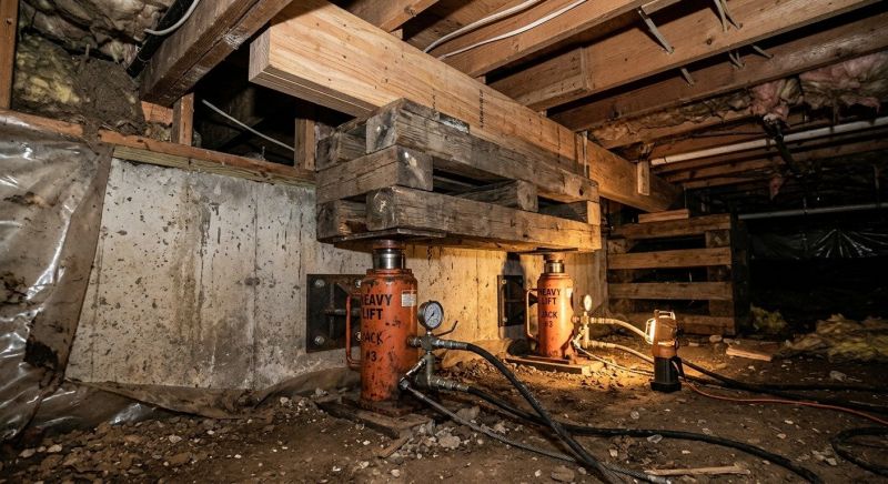Foundation Jacking in Montpelier, VA