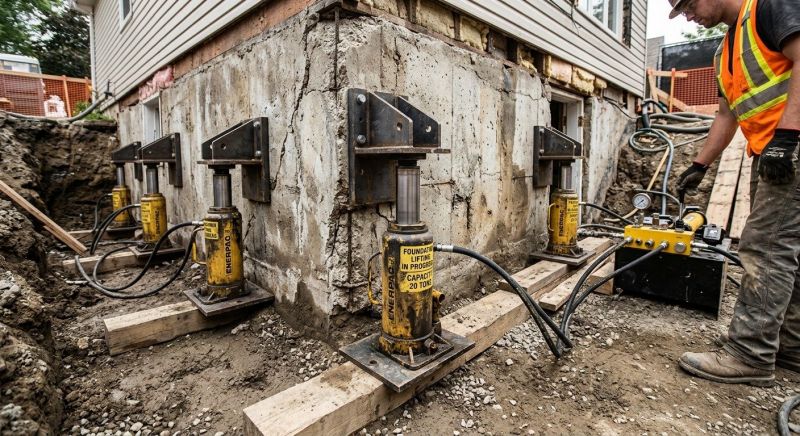 Foundation Jacking in Ruther Glen, VA