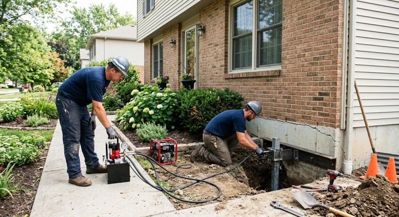 Foundation Jacking in Spotsylvania County, VA