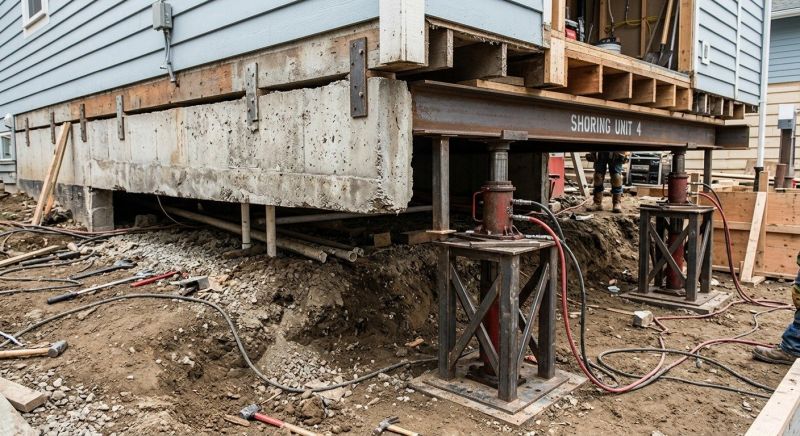 Foundation Jacking in Woodford, VA