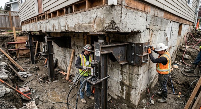 Foundation Lifting in Ashland, VA