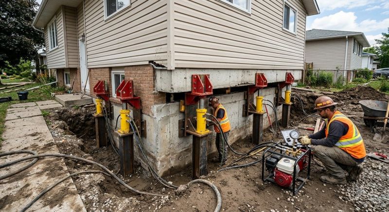 Foundation Lifting in Bowling Green, VA
