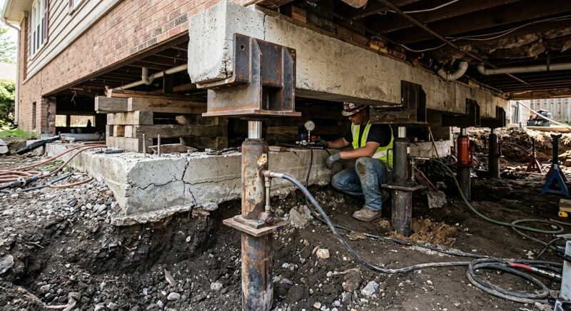 Foundation Lifting in Port Royal, VA