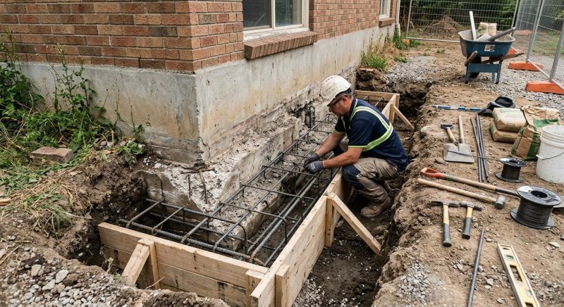 Foundation Repair in Fredericksburg, VA