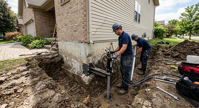 Foundation Settlement Repair in Caroline County, VA