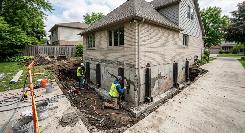 Foundation Settlement Repair in Caroline County, VA