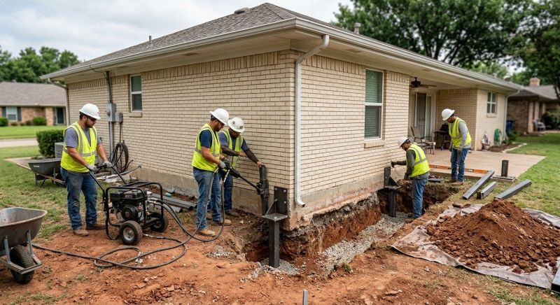 Foundation Stabilizing in Port Royal, VA