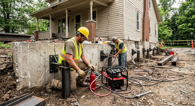 Foundation Stabilizing in Rockville, VA