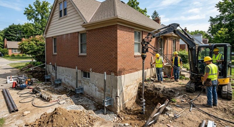Foundation Stabilizing in Woodford, VA
