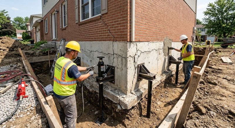 Foundation Structural Repair in Fredericksburg, VA