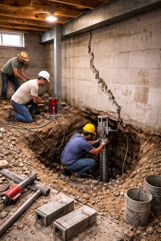 Foundation Structural Repair in Glen Allen, VA