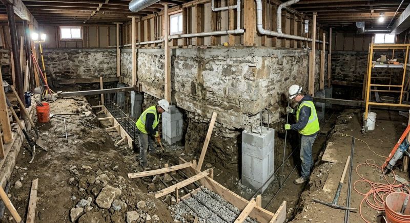 Foundation Underpinning in Caroline County, VA