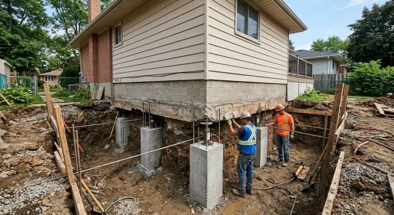 Foundation Underpinning in Caroline County, VA