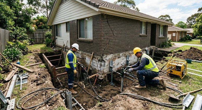 House Foundation Repair in Fredericksburg, VA