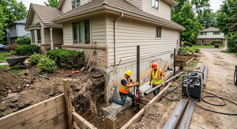 House Foundation Repair in Spotsylvania County, VA