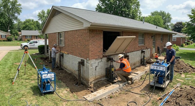 House Leveling in Bowling Green, VA